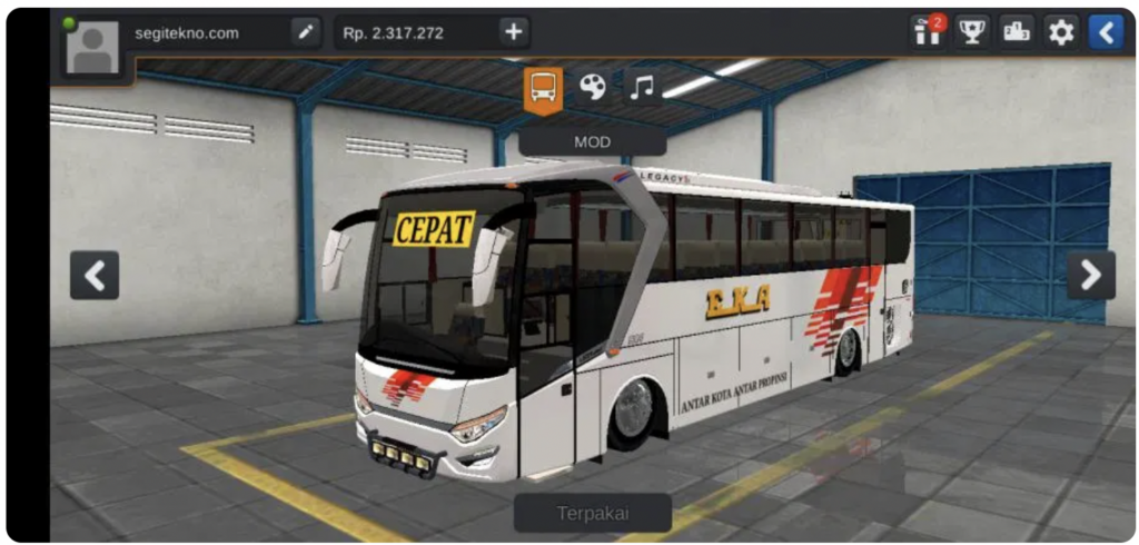 Bus Legacy SR1 spion Gajah keren