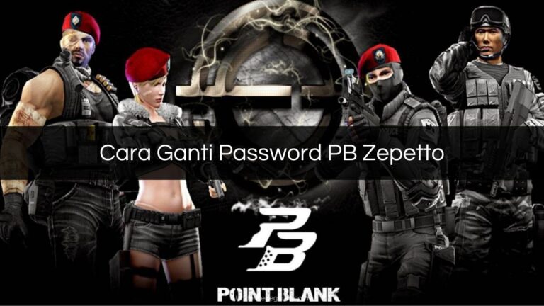 Cara Ganti Password PB Zepetto
