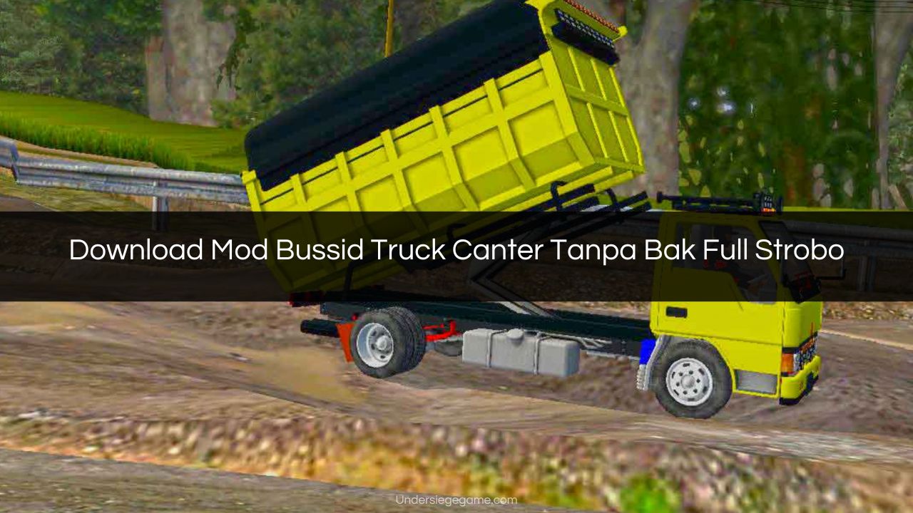 Download Mod Bussid Truck Canter Tanpa Bak Full Strobo