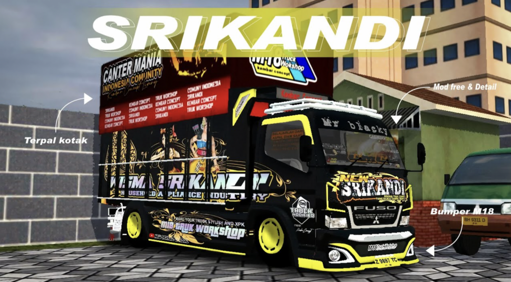 Download Mod Bussid Truck Srikandi New M18