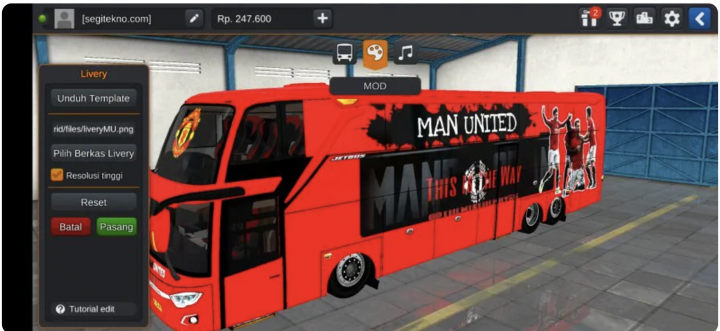 Jetbus 3 UHD Manchester United