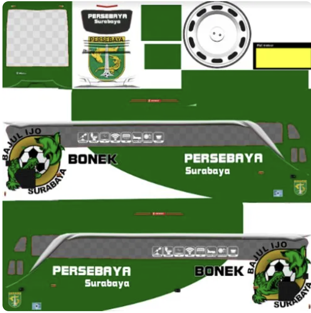 Livery Persebaya FC Bussid