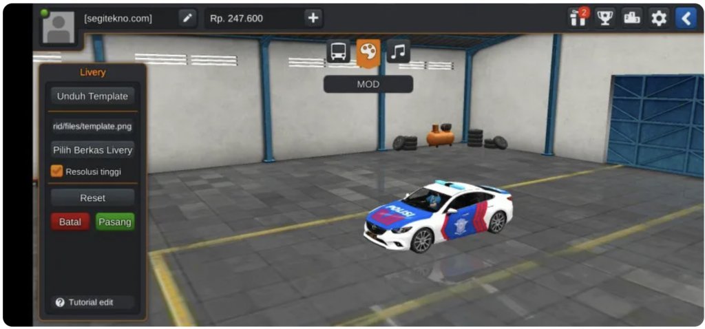 Mazda 6 Police Car