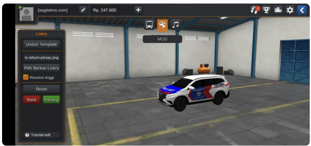 Mobil Polisi Toyota Rush New