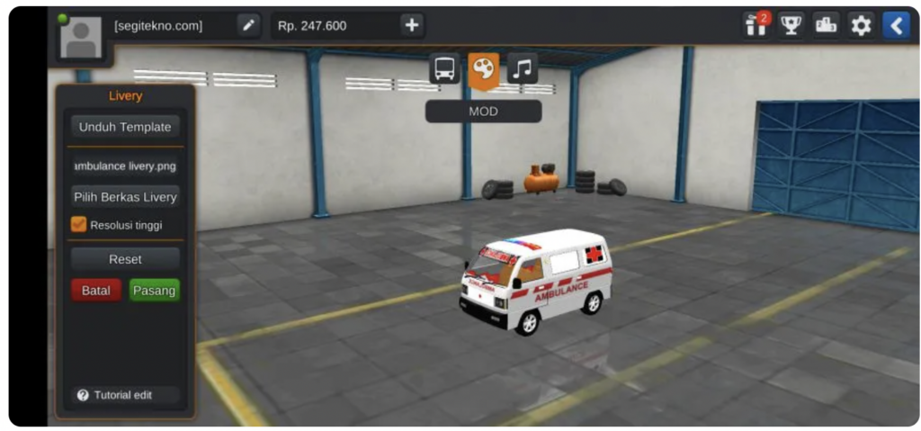 Mod Angkot Ambulance
