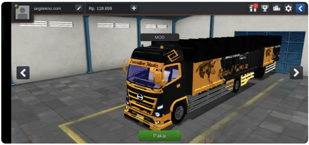 Mod Bussid Truck Gandeng Hino