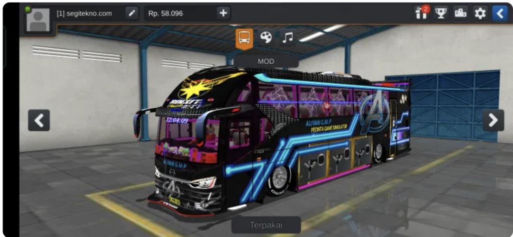 Mod bussid Bussid Bus SR2 Racing Avenger