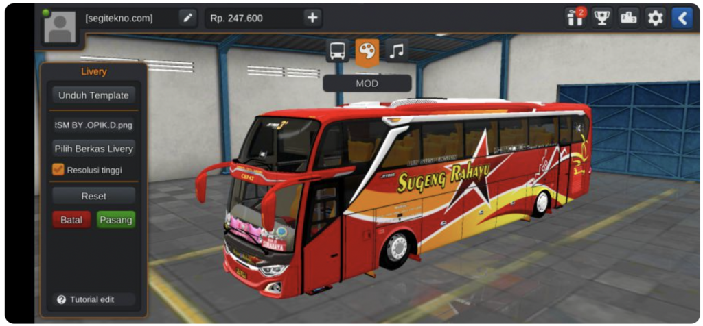 Sugeng Rahayu Scania JB3 SHD