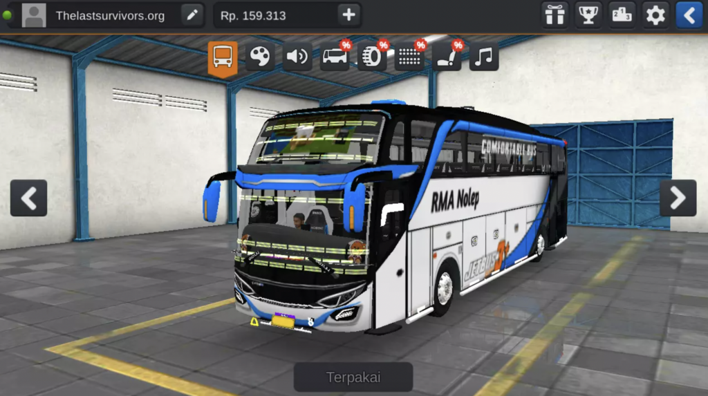 download mod bussid bus full strobo 3