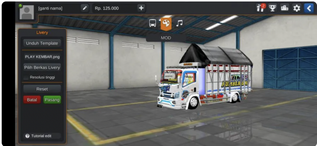 download mod bussid truck hino 500 muatan berat terbaru 5