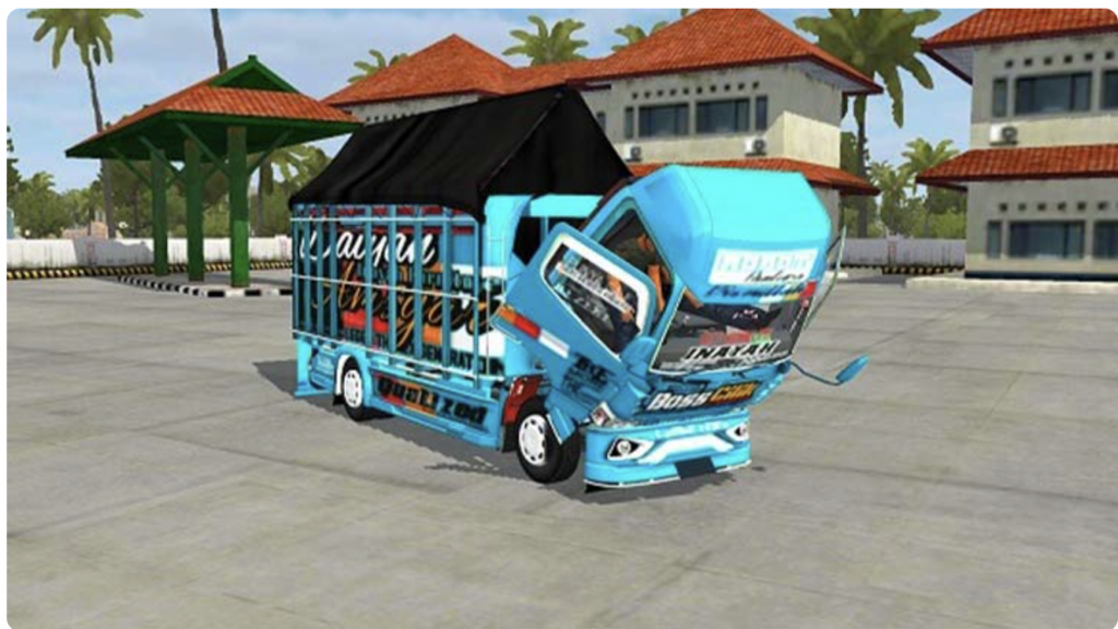download mod bussid truk oleng full modifikasi