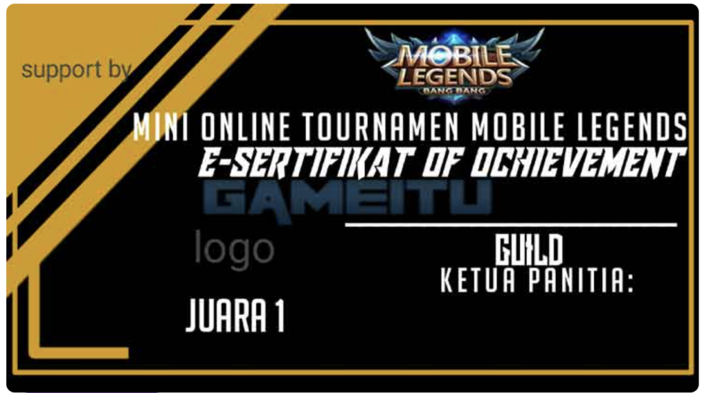 mobile legends tournament poster template